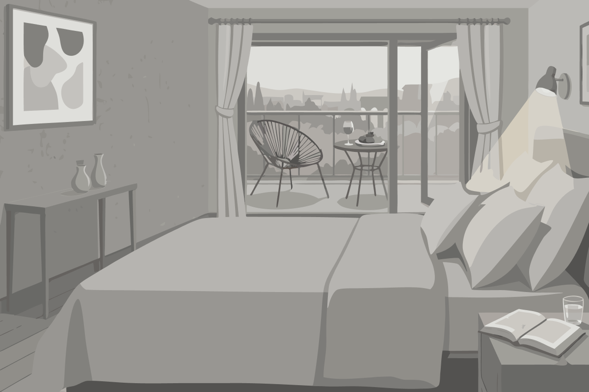 Superior Kamer met 3 Eenpersoonsbedden